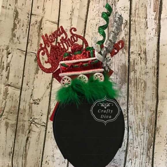 Christmas Headband, Ugly Sweater Party Head Piece, New Custom Holiday Party Gift main image 4